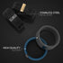 Silicone Wedding Ring for Men with Stainless Steel Strip - SteelLine Collection - Patented Design